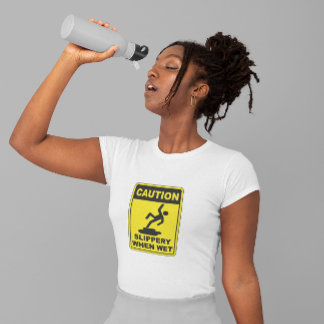 Camiseta Escorregadio Quando O Teto Molhado