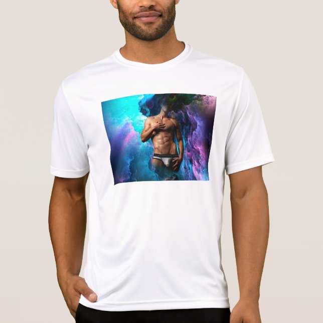 Camiseta EscorregadioJoe muscular roupa interior vibrante (Frente)