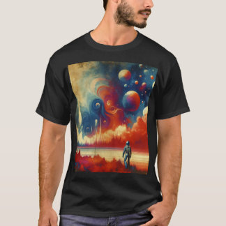 Camiseta Escorregando Pela Paisagem Do Sonho