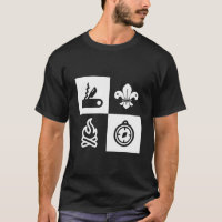 Escoteiro do Fleur de lis Scouting Camfire