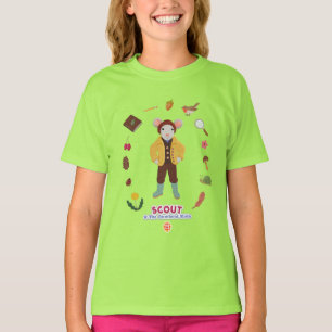 Camiseta Escoteiro e Crianças Gumboot