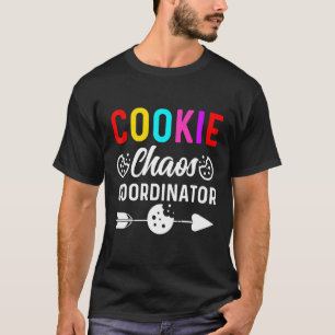 Camiseta Escoteiro Engraçado Para Meninas Cookie Chaos Coor