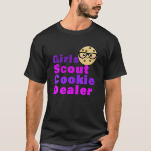 Camiseta Escoteiro Engraçado Para Meninas Cookie Dealer.