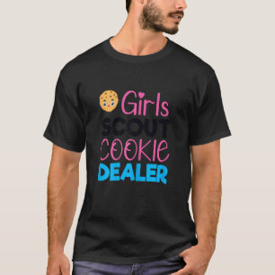 Camiseta Escoteiro Engraçado Para Meninas Cookie Dealer Sco