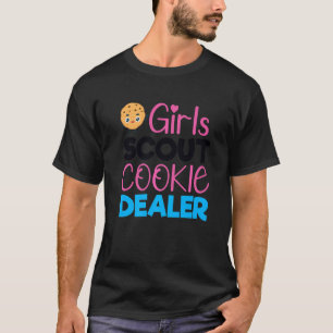 Camiseta Escoteiro Engraçado para Meninas Cookie Dealer Sco