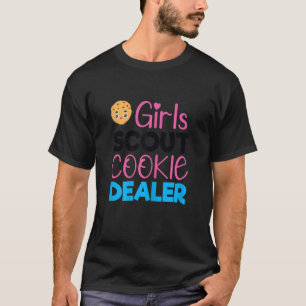 Camiseta Escoteiro Engraçado Para Meninas Cookie Dealer Sco