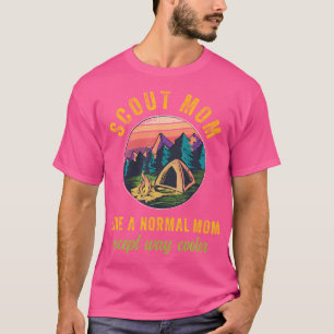 Camiseta Escoteiro Mãe Escotejando Líderes De Tropas Menina