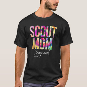 Camiseta Escoteiro Mãe Esquadrão Tie De Volta Para A Appre