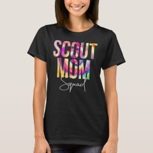 Camiseta Escoteiro Mãe Esquadrão Tie De Volta Para A Appre