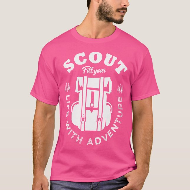 Camiseta Escoteiro Preencha Sua Vida Com A Adventure For Sc (Frente)