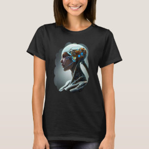 Camiseta Escoteiro Sic Fi Cyborg Dígito Futurístico Único