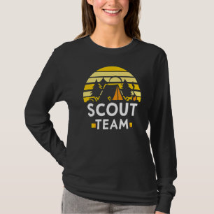 Camiseta Escoteiros da Equipe de Escoteiros a Caminhar pelo