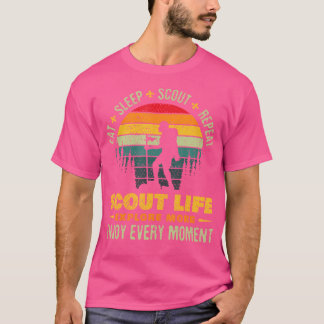 Camiseta Escoteiros De Escoteiros De Escoteiro Caminhando F