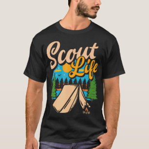 Camiseta Escoteiros Engraçado Escoteiro Amantes Campos Meni