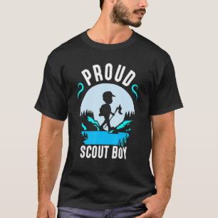 Camiseta Escoteiros Orgulhosos A Caminhar Ao Exterior