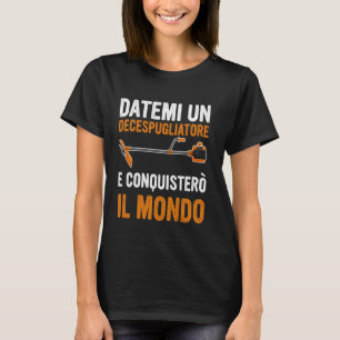 Camiseta Escova de Cortar Roupas de Jardineiro Divertido