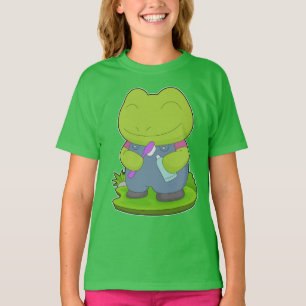 Camiseta Escova de dentes de rã