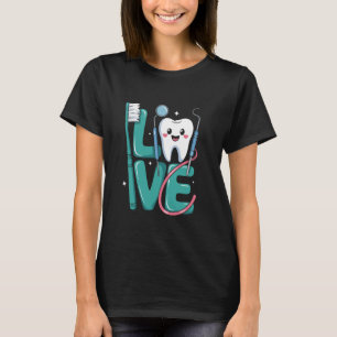 Camiseta Escova de Dentes Sorriso Vivo Amor Odontológico
