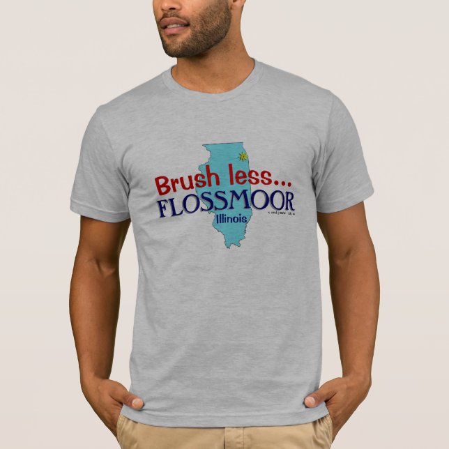 Camiseta Escova menos… Flossmoor (Frente)