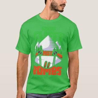 Camiseta Escovas de esqui não bombas 1