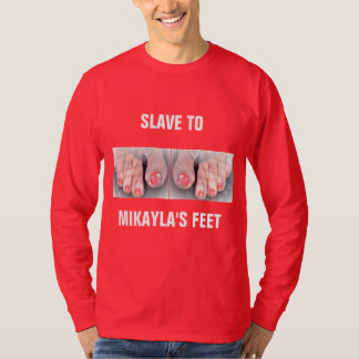 CAMISETA ESCRAVO AOS PÉS DE MIKAYLA