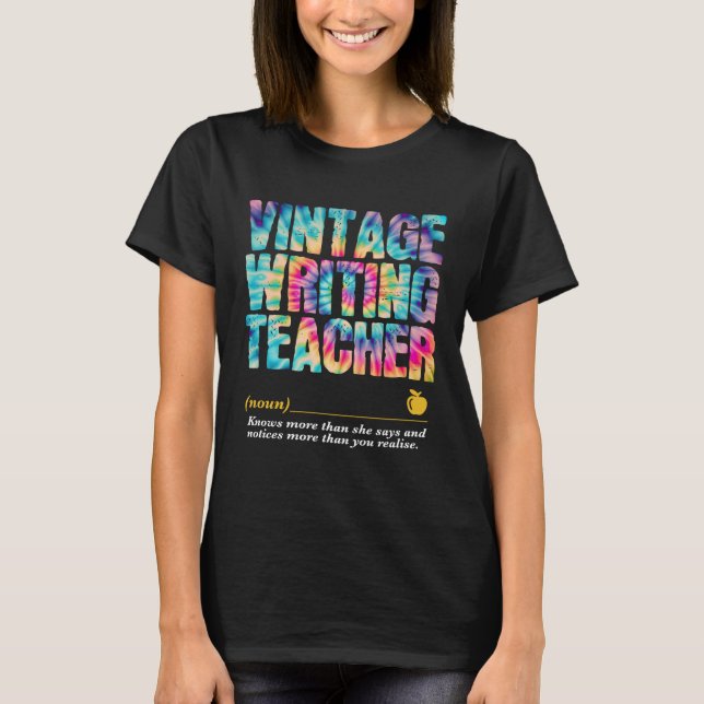 Camiseta Escrevendo a semana de apreço do professor de volt (Frente)
