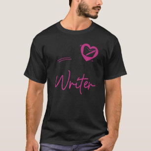 Camiseta Escrevendo Criador de Novelas e Autor Publicado Me