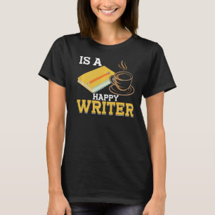 Camiseta Escrevendo IMPRESSÃO Para Autores E Escritores 1