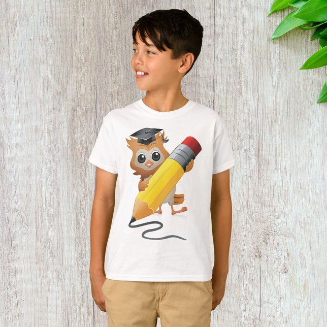 Camiseta Escrevendo Owl (Criador carregado)