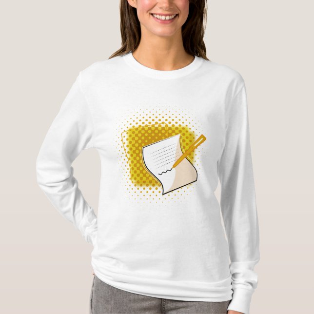 Camiseta Escrevendo sobrevoo (Frente)