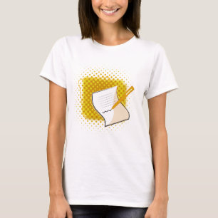 Camiseta Escrevendo sobrevoo