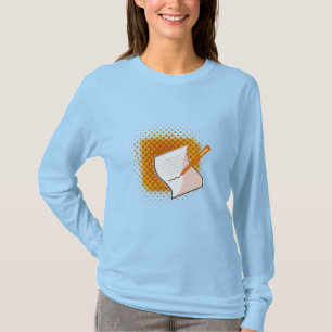 Camiseta Escrevendo sobrevoo
