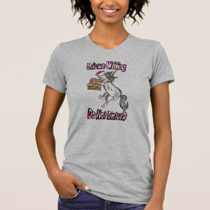 Camiseta Escrevendo Unicorn - Não Incomodar