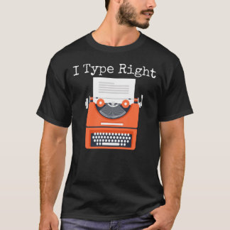 Camiseta Escrevo Humor T-Shirt Da Máquina De Digitalização 