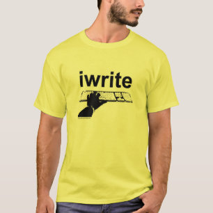 Camiseta Escrevo Slogan De Autor Clássico Simples E Negrit