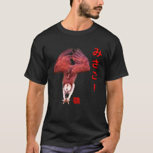 Camiseta Escrita Japonesa Osprey para Homens Mulheres e Cri