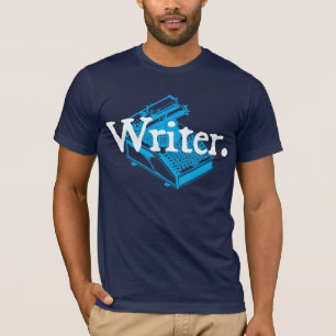 Camiseta Escritor. Com Máquina de Escrever