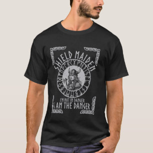 Camiseta Escritor de escudos vivendo escandinavo nórdico di