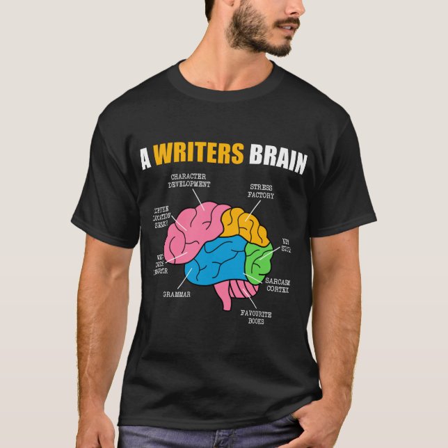 Camiseta Escritor de Livro Autor Publicado escrevendo A Esc (Frente)