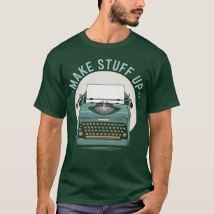 Camiseta Escritor de Tyriter Au Jornalista menino escrevend