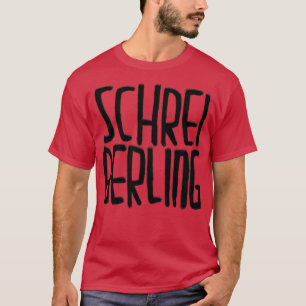 Camiseta Escritor Engraçado alemão Schreiberling