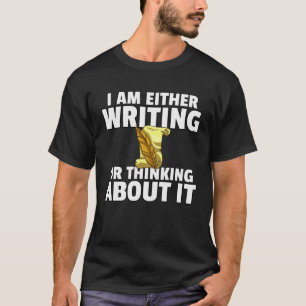 Camiseta Escritor Escrevendo Para Autor Poeta Máquina de Es