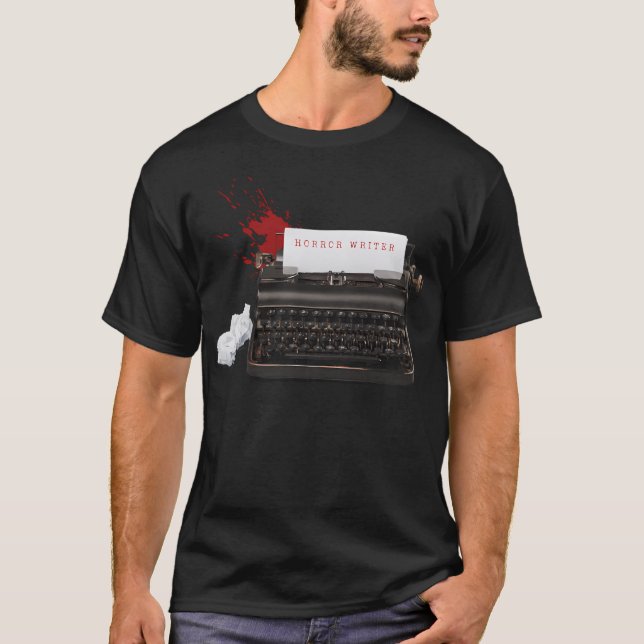 Camiseta Escritor Horror (Frente)