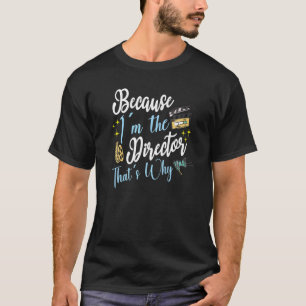 Camiseta Escritor Produtor Ator Diretor Cineasta Filmagem
