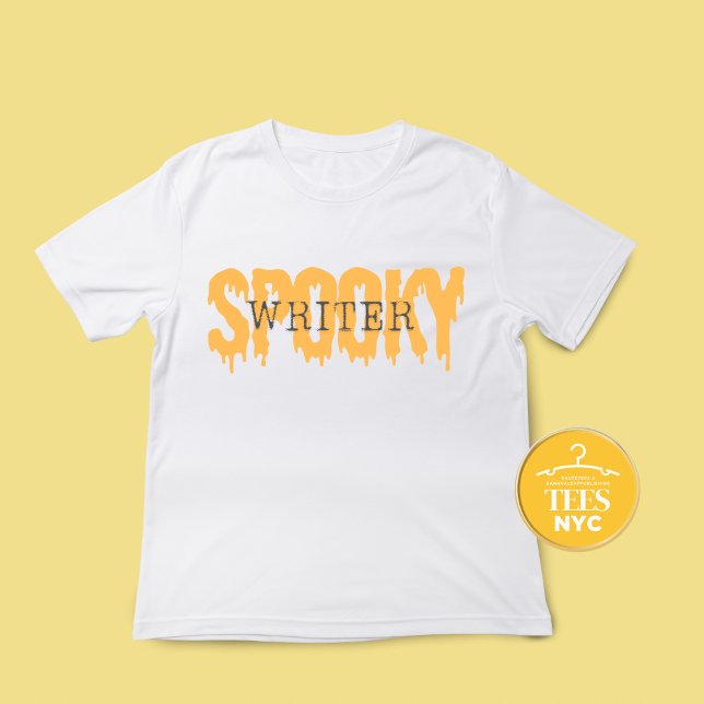 Camiseta Escritor Spooky Autor Halloween T-shirt (Criador carregado)