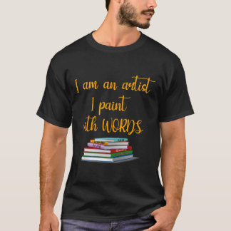 Camiseta Escritores de ficção criativa bloqueiam arte gráfi