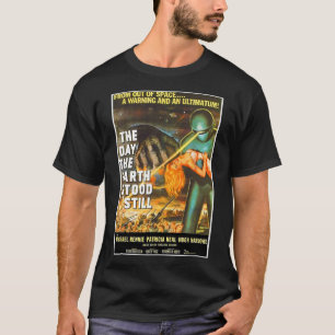Camiseta Escritório da Ciência da Invasão da Terra no Hallo