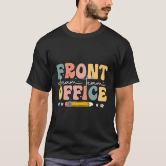 Camiseta Escritório da Frente da Equipe de Sonho Secretário