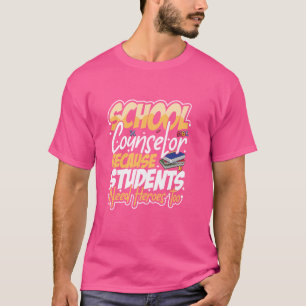 Camiseta Escritório De Aconselhamento Escolar Engraçado De