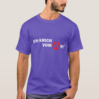 Camiseta Escritório de Emprego Ich Krich Do amigo do escrit